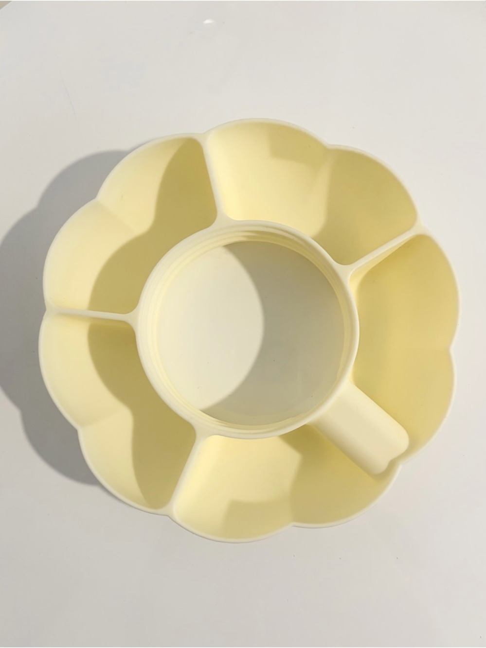40oz Tumbler Snack Tray | Cup Top Snack Bowl | Yellow (Stanley Compatible) - Picture 2 of 2